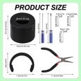 thumbnail image 2 of Rubber Roller Replacement Kit for Cricut Maker/Maker 3 Only, Rubber Roller Resolution with Retaining Rings Complete Repair Accessories Kits with All Tools, 2 of 7