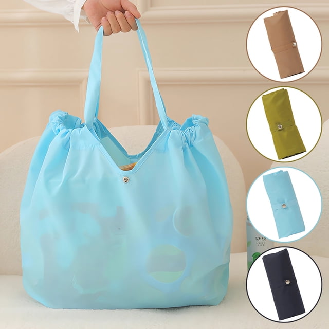 Xihbxyly Bolsa de Almacenamiento Plegable, Portátil, Impermeable, de Gran Capacidad, Fácil de Transportar, Poliéster Duradero, Multiusos para Viajes, Compras, Actividades Al Aire Libre y Organización