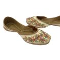 thumbnail image 4 of Punjabi Jutti For Women's Ballerina Flat Shoes Gift For Her Wedding Shoes Handmade Mojari Indian Juti US 9.5/ EURO 41, 4 of 5