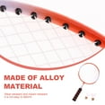 thumbnail image 3 of Raindrops 1Set Orange Badminton Racket with Soft Comfortable Grip Made from Alloy and Nylon Materials, 3 of 8