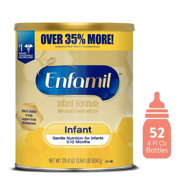 Enfamil Infant Formula Milk Based Baby Formula With Iron Powder 29 4 Oz Can Walmart Com Enfamil Infant Formula Milk Based Baby Formula With Iron Powder 29 4 Oz Can Walmart Com