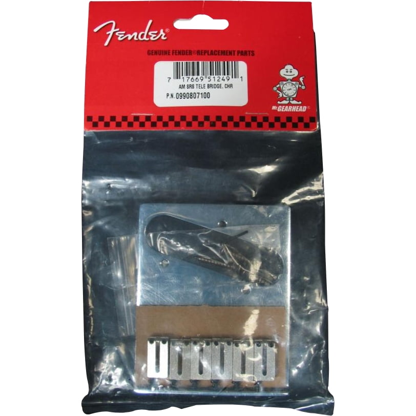 Fender 6-Saddle American Series Telecaster Bridge Assembly (Chrome)