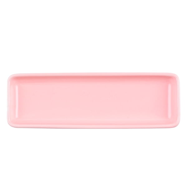 EeaseMX Plato largo de sushi para restaurante, de cerámica, para servir comida (rosa)