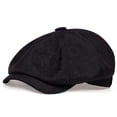 thumbnail image 4 of Gorra octogonal para hombre, de lino fino, transpirable, para primavera y verano, boina informal retro para hombre, gorra de pintor para hombre y mujer, 4 of 6