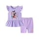 thumbnail image 1 of Conjunto de ropa de la princesa Disney Ariel Rapunzel Pocahontas Jasmine para niñas pequeñas, 1 of 9