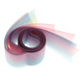 thumbnail image 2 of Decoración de La Boda Del de Riband Del Regalo de La Cinta Escarpada Del Iris de 5Pc 1 Yarda / Arte / Costura Macarena cinta transparente de arco iris, 2 of 8