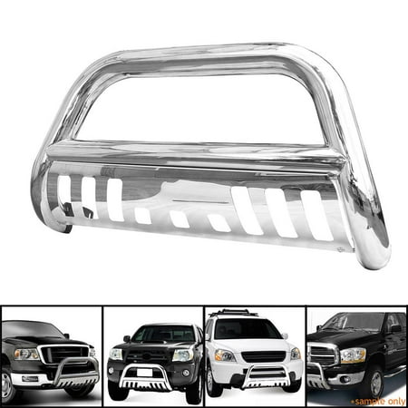 - Yosoo Bull Bar Grille Guard w/ skid Plate Stainless Vehicle Car Accessories For GMC Sierra 2500 3500 2007-2010,Bull Bar, Bull Bar Grille Front Bumper