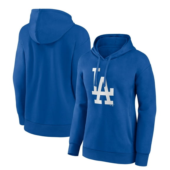 Women's Royal Los Angeles Dodgers Core Logo Pullover Hoodie