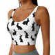 thumbnail image 2 of Balery Black Rabbit Sujetadores deportivos con espalda cruzada para mujer, acolchados, sin costuras, de alto impacto, ideales para yoga, gimnasio, entrenamiento y fitness.-X-Large, 2 of 8