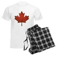 thumbnail image 6 of CafePress - Canadian Christmas Men's Light Pajamas - Men's Light Loose Fit Cotton Pajama Set, 6 of 7
