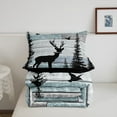 thumbnail image 5 of Erosebridal Rustic Deer Bedding Sets with Comforter, Countryside Comforter Sets, Lodge Cabin Reversible Duvet Insert, Lightweight Bedroom Decorative, 2 Pieces, 5 of 8