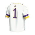 thumbnail image 3 of Unisex GameDay Greats #1 White LSU Tigers Collegiate Football Fashion Jersey, 3 of 4