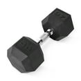 thumbnail image 4 of CAP 300lb Rubber Hex Dumbbell Set, 4 of 12
