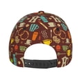 thumbnail image 6 of Daiia Retro Coffee print Baseball Cap Men Women Golf Dad Hat Adjustable Original Classic Low Profile Hat Unconstructed Plain Cap, 6 of 9