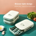 thumbnail image 2 of Hyasfey Egg Storage Box Drawer Design Large Capacity Anti-Collision Groove Moisture-Proof Kitchen Egg Carton Storage Organizer, 2 of 8