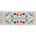 thumbnail image 3 of Contemporary Home Living Rabbits and Eggs Easter Table Runner with Tassels - 72" - White and Teal, 3 of 8