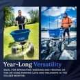 thumbnail image 6 of Charles Walters Equipment CW3000S Prospred Professional Broadcast Spreader, 80lb Capacity with Stainless-Steel Frame for Spreading Grass Seed, Fertilizer, and Ice Melt on Lawns, Parking Lots and More, 6 of 7