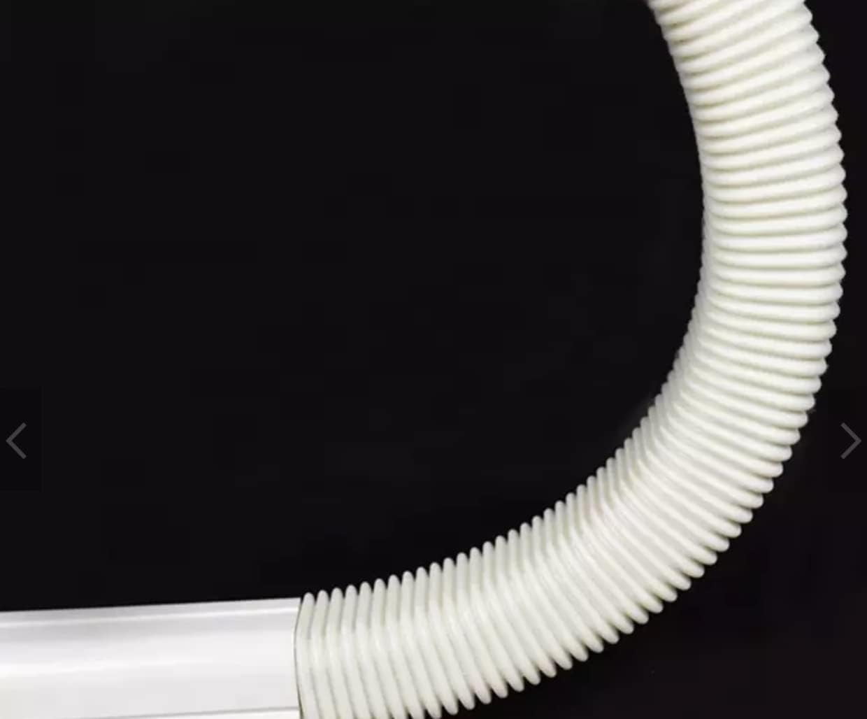 4” Flexible duct for decorative line set cover