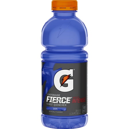 Gatorade Thirst Quencher Fierce Grape 20 Fluid Ounce Plastic Bottle, 24 Pack (BB Jun 10 2024)
