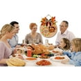 thumbnail image 3 of Eveokoki 11" Thanksgiving Wooden Hanging Plaque Sign Thanksgiving Door Hanger Wall Decorations (Thanksgiving) Rustic Wooden Door Hangers Front Door Outdoor Hanging Vertical Sign, 3 of 5