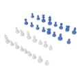 thumbnail image 2 of Fyydes Chessmen Pieces, Reusable Fall Resistant Convenient Dual Color Chess Pieces For Party, 2 of 8