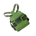 thumbnail image 5 of DOLITY Barber Chest Bag Hairdresser Saving Hair Stylist Tools Bag Green, 5 of 7