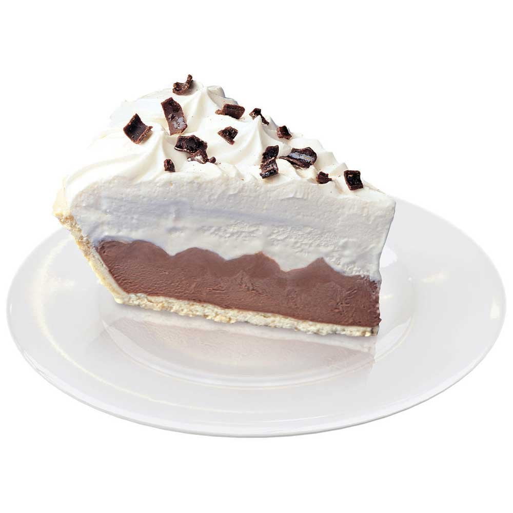 Sara Lee Chef Pierre Chocolate Creme de la Cream Pie, 10 inch -- 4 per case.