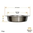 thumbnail image 3 of Neater Pets Neater Feeder Stainless Steel Replacement Bowl for Cat Express or Deluxe, 1 Cup, 1 Count, 3 of 6