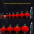 thumbnail image 6 of Flocking Small Bell Pepper Chinese Traditional Lantern Round Lanterns Home Ornament Chinese Festival Lanterns Red Lantern Mini Lantern Wedding Lights Flocking Cloth Christmas, 6 of 7