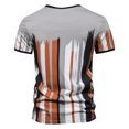 thumbnail image 3 of EQWLJWE Mens Fashion T-Shirts Men's Fashion Casual Neck Pullover Summer Cotton Comfort Print Short Sleeve T Shirt Top, 3 of 4
