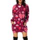 thumbnail image 3 of Vestido con capucha y manga larga con estampado digital 3D de comercio exterior para mujer europea y americana para el día de San Valentín, 3 of 5