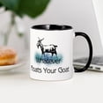 thumbnail image 3 of CafePress - Whatever Floats Your Goat Mug - 11 oz Ceramic Mug - Novelty Coffee Tea Cup, 3 of 4
