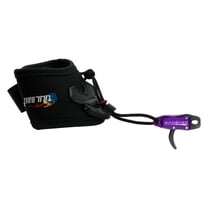 T.R.U. Ball Archery Shooter hook-and-loop =asteners Junior Release, Customizable Wrist Strap, Purple, Youth Archery Accessory (TOOV-PR-JR)