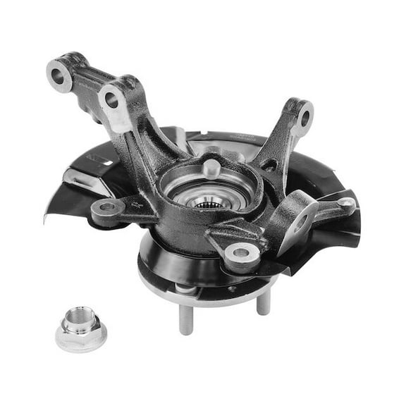 Steering Knuckle Assembly 1 - Compatible with 2014 - 2017 Hyundai Accent 1.6L 4-Cylinder 2015 2016