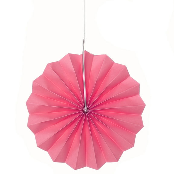 6 Pcs Tissue Paper Fan Paper Flowers for Birthday Party Wedding Decoration (Rainbow Style)