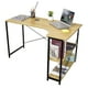 thumbnail image 5 of Escritorio Minimalista Topliving de Madera Tipo Escuadra con Repisas Home Office, 5 of 7