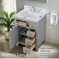 thumbnail image 3 of Lavanti Oakford Solidwood 24*18-inch Bathroom Vanity with Sink - Stylish Gray, 3 of 7