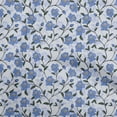 thumbnail image 1 of oneOone Cotton Flex Medium Blue Fabric Floral Fabric For Sewing Printed Craft Fabric By The Yard 40 Inch Wide, 1 of 5
