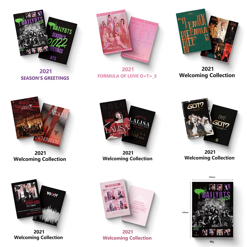 Star Photo Album NHYP Powder Ink STRAY KIDS Photo Album Support Picture Booklet Of Korean Popular Star