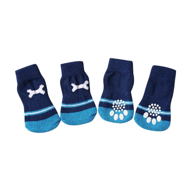 Non-Slip Pet Cotton Socks - Soft Comfortable, Protects Paws, Fits Teddy/Poodle & More, Easy to Put On/Take Off