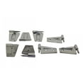 thumbnail image 4 of Kentrol 30576 Polished Silver Door Hinge Set 8 Pieces 4 Door 07-18 Wrangler JK, 4 of 7