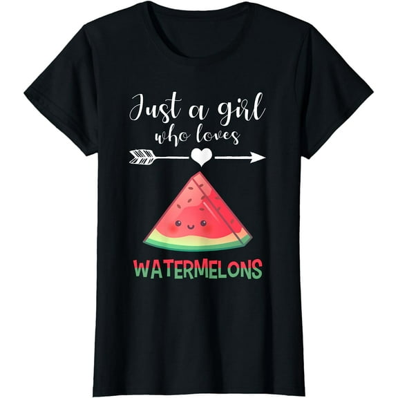 Watermelon Lover Shirt Humor Melon Quote Girl Watermelons T-Shirt