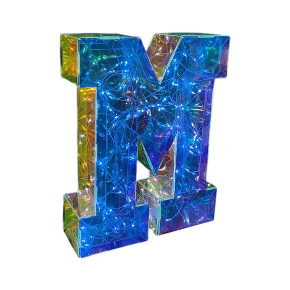 Led Marquee Letters Light Up Alphabet, 26 Battery Powered Letter Lights for Party Birthday Christmas Wedding Home Wall Decor, Usb Plug-In Colorful Sign Decoration