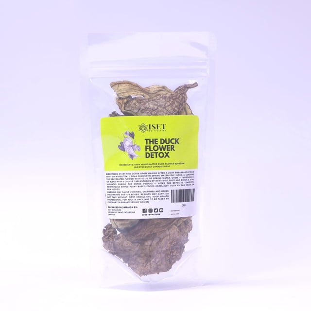 Desintoxicación de flor de pato 2 flores silvestres limpieza natural