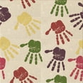 thumbnail image 1 of Ahgly Company Machine Washable Indoor Square Transitional Golden Blonde Gold Area Rugs, 8' Square, 1 of 7
