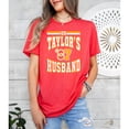 thumbnail image 3 of Go Taylor's Husband Shirt for Women & Girls Funny Football Game Day Tee with Wedding Rings Vintage Red Shirt Large, 3 of 7