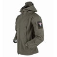 thumbnail image 2 of Chaqueta táctica impermeable de caparazón blando para hombre, cortavientos militar para exteriores y senderismo., 2 of 5