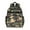 Jungle Camo Irregular, variant on Olive Green Camo Mottled Pattern Backpack for School,Cute School Bag,Schoolbag with Adjustable Shoulder Straps & Padded Back,15.25"x11.5"x5.25"