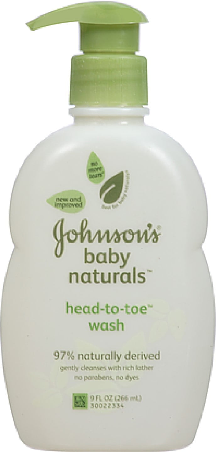 johnson's baby naturals head to toe wash