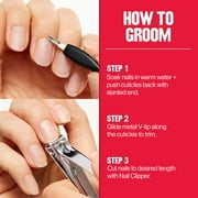 PR REV Mini Nail Clipper, Nail Care Tools, Curved Blade for Trimming & Grooming, Easy to Use (Pack of 1)
